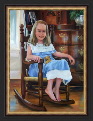 "Lauren", oil on canvas  30" x 40"
